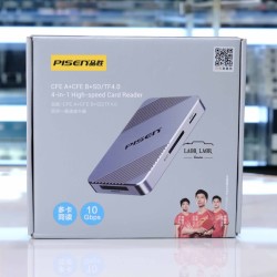 PISEN High Speed 4-in-1 Card Reader - CF Express A/B PISEN High Speed 4-in-1 Card Reader - CF Express A/B